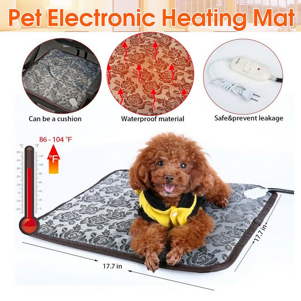 Self-Heating Thermal Dog Bed Pad | Waterproof Joint Relief for Senior & Anxious Dogs | No Electricity Needed